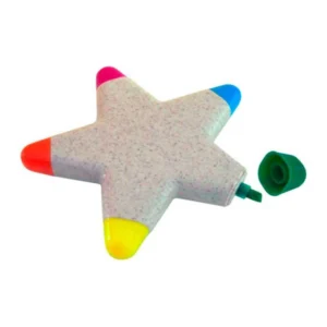 Resaltador Estrella Fibra De Trigo