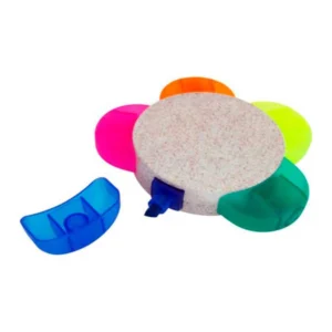 Resaltador Flor Fibra De Trigo