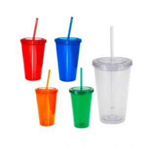 Vaso Plastico Con Sorbete